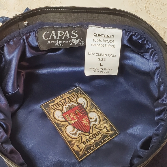 Capas Hispano Basque Beret Hat - Picture 9 of 11